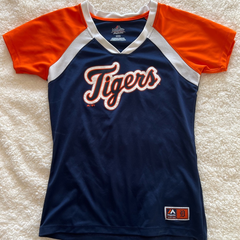 Detroit tigers baseball tshirt jersey